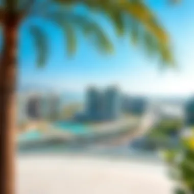 Panoramic Beauty of MBL JLT Panoramic view of MBL JLT surrounded by lush greenery