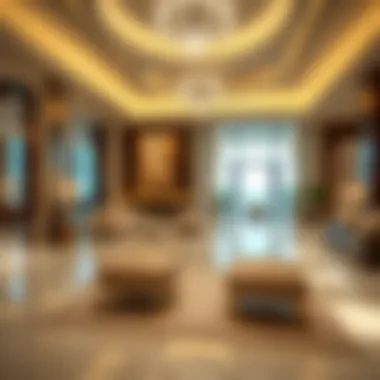 Luxurious Interior Amenities at Al Zarooni Building Interior amenities and luxurious features of the Al Zarooni Building