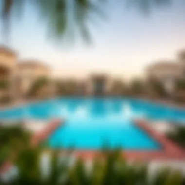 Resort-Style Living Amenities Amenity-rich community pool surrounded by villas