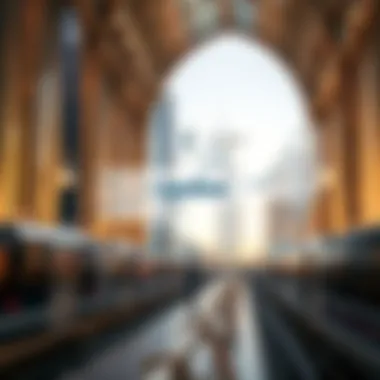 Connectivity Map of Dubai Frame Metro Station Map highlighting Dubai Frame Metro Station and its connectivity to key areas