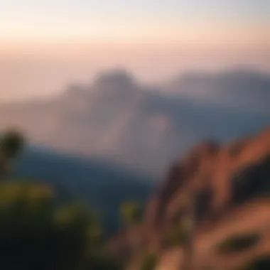 Majestic Mountain Landscape Breathtaking view of Hatta's mountainous landscape