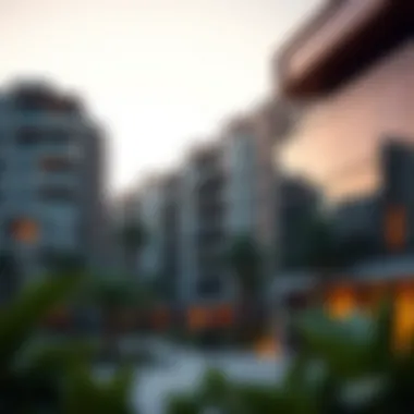 Contemporary Living Spaces at Wasl Hub Modern residential buildings in the Wasl Hub