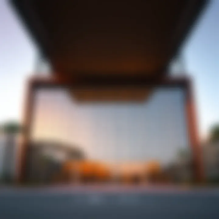 Strategic Location of FAB Building in Dubai The strategic location of FAB Building in Dubai's urban landscape