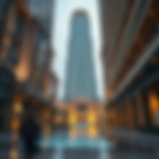 Architectural Marvel of Falcon Tower Stunning architectural design of Falcon Tower