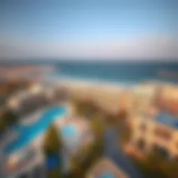 Aerial view of Gardenia Bay showcasing its stunning architecture and layout