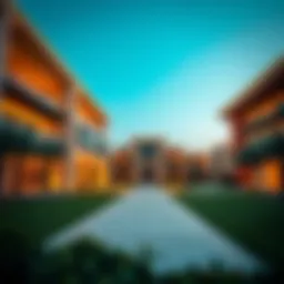 Stunning architectural view of Golf Grand