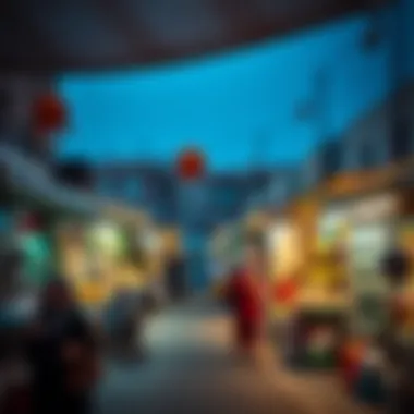 Kawaneej marketplace bustling with local vendors and vibrant atmosphere