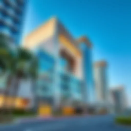 Architectural Grandeur of Mirdif City Center Exterior view of Mirdif City Center showcasing modern architecture