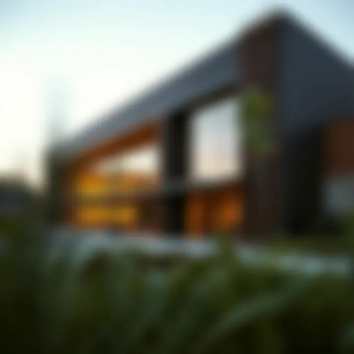 Contemporary Architecture of Mudon Community Centre Exterior view of Mudon Community Centre showcasing contemporary architecture