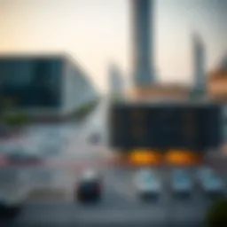 Parking layout diagram of DIFC