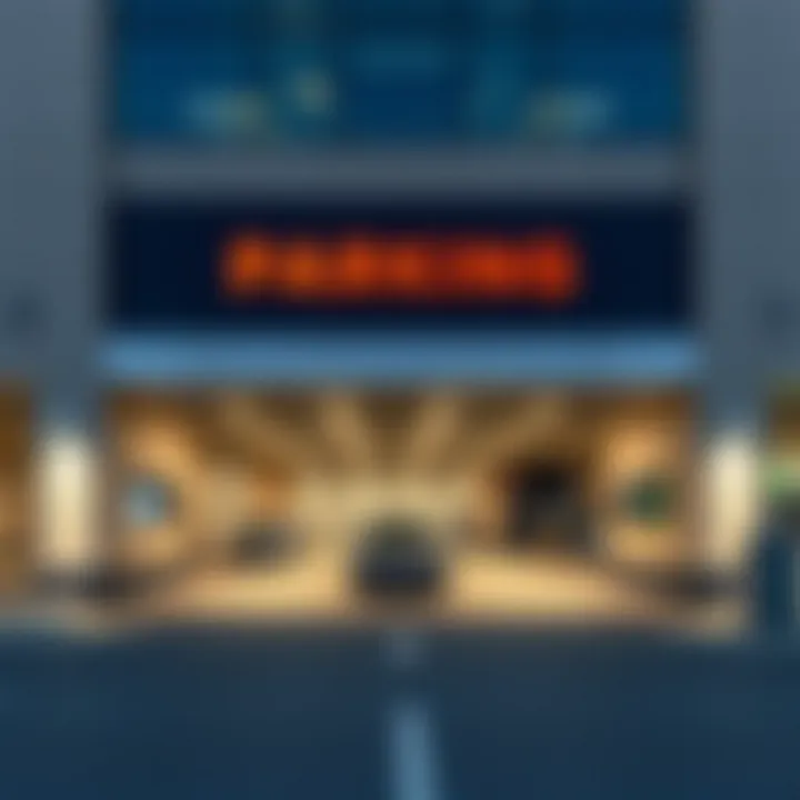 Visitor Parking Entrance View at DIFC Visitor parking entrance at DIFC