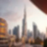 Luxurious Dubai Skyline Luxurious Dubai skyline showcasing modern architecture