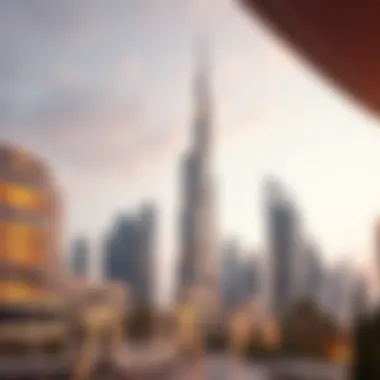 Luxurious Dubai Skyline Luxurious Dubai skyline showcasing modern architecture