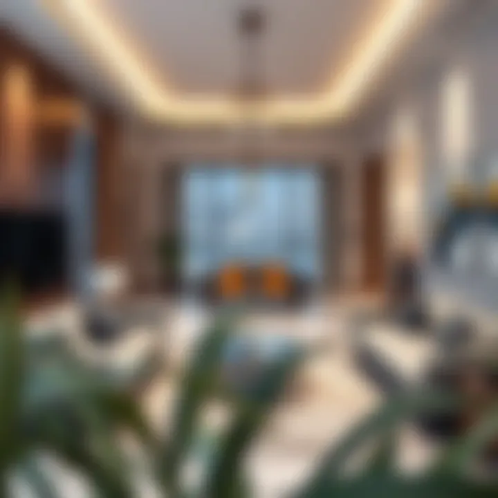 Modern Interior of a Paramount Residence Interior of a luxurious paramount residence with modern design