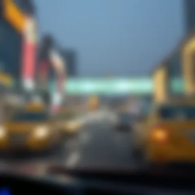 Exploring Alternative Transportation Around Dubai Mall Alternative transportation options near Dubai Mall including taxis and public transport