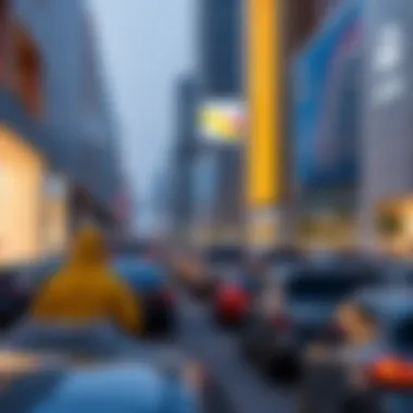 Understanding Peak Hours in Dubai Mall Parking Illustration of busy parking area during peak shopping hours