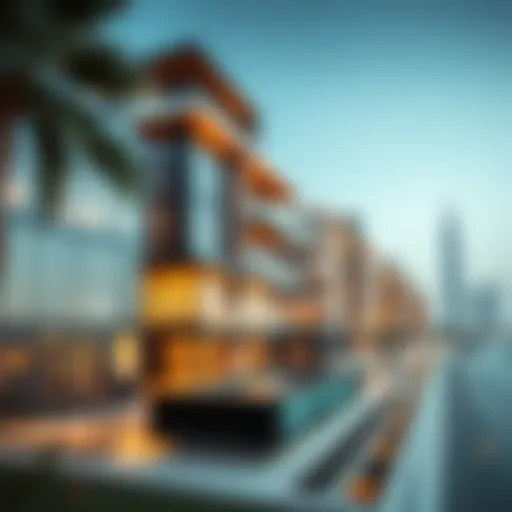 Modern skyline of Dubai showcasing luxury properties