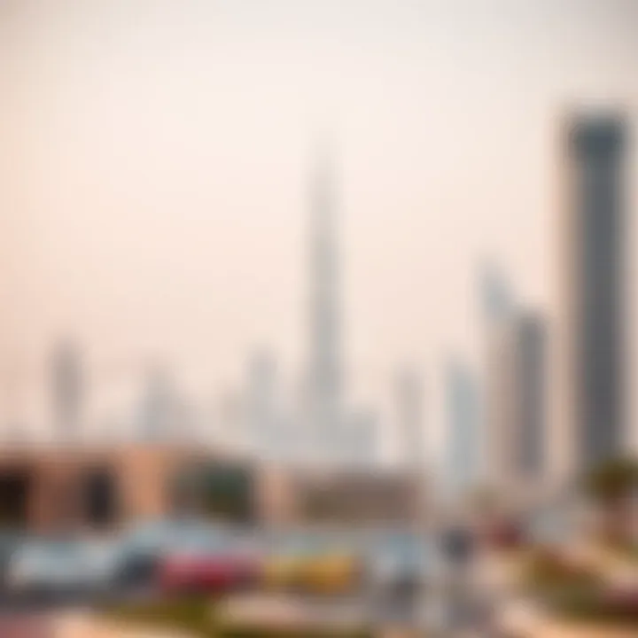 Dubai's Skyline and Real Estate Evolution Stunning skyline of Dubai showcasing real estate developments