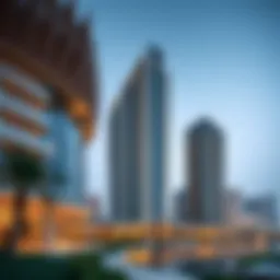 Stunning view of Orient Towers showcasing its architectural design