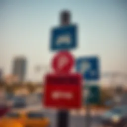 Overview of Dubai parking signs