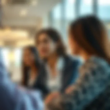 Empowered Leadership in the Workplace A female professional engaged in a meeting with colleagues