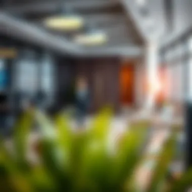 An office setting highlighting technology and innovation