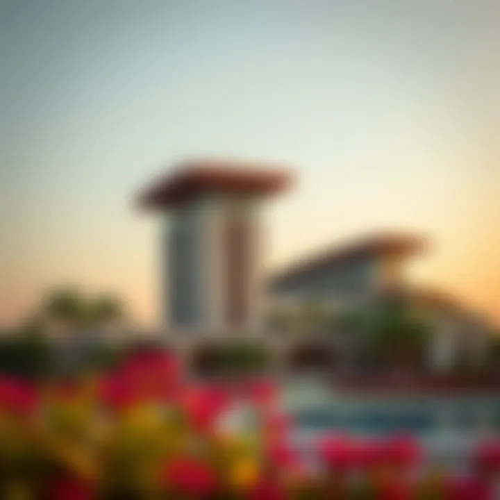 Stunning view of Radisson Damac Hills showcasing architectural elegance