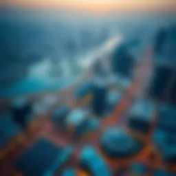 Aerial view of Sheikh Mohammed Bin Rashid City showcasing its vast urban landscape