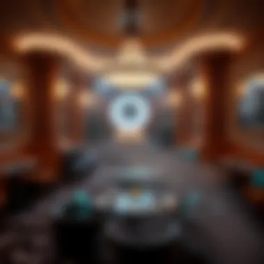 Luxurious Shisha Lounge A luxurious shisha lounge with ornate decor