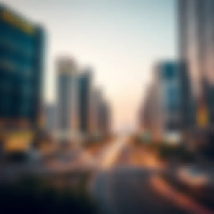 A conceptual illustration of future trends in Dubai's business park developments