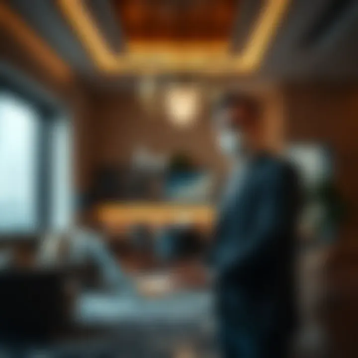 Navigating the Real Estate Market Professional working in real estate