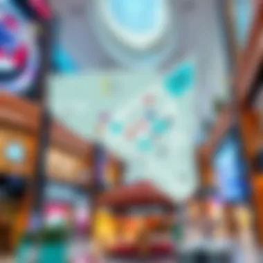 Navigating Dubai Mall: Key Attractions Map Map of Dubai Mall highlighting key attractions
