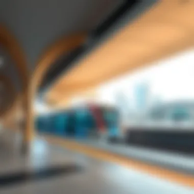 Architectural Design of the Dubai Blue Line Metro Station Architectural design of the Dubai Blue Line Metro station