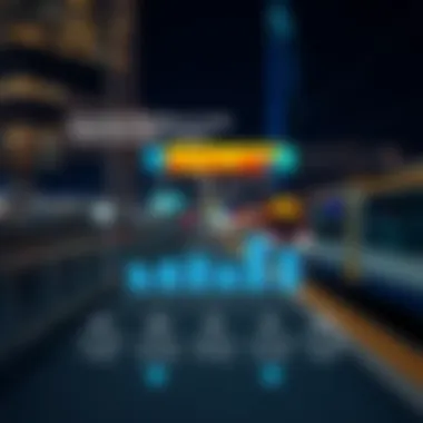 Economic Benefits of the Dubai Blue Line Metro Infographic depicting economic benefits of the Dubai Blue Line Metro