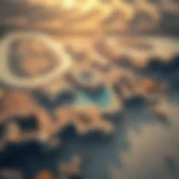 Aerial view of Wadi Al Safa showcasing its location within Dubai