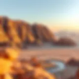 Stunning landscape of Wadi Habb showcasing its unique topography