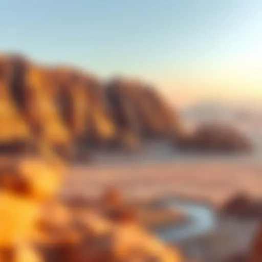 Stunning landscape of Wadi Habb showcasing its unique topography