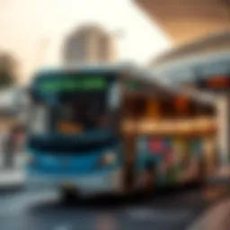 Bus at Union Station ready for departure