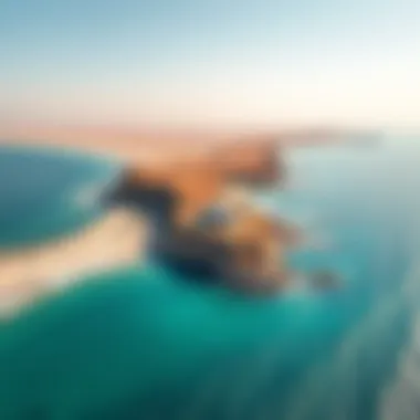 Stunning Aerial View of Zorah Beach Aerial view of Zorah Beach showcasing its pristine coastline and azure waters