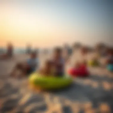 Recreational Activities at Zorah Beach Families enjoying various recreational activities at Zorah Beach